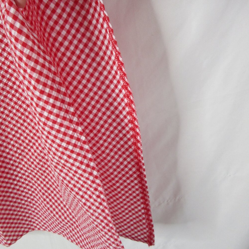 Wild Fable Maxi Skirt Red White Gingham Straight Column Size XXL NWOT - Picture 4 of 13